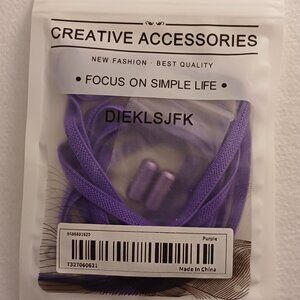 NWT Shoelaces No Tie Tie-less Tieless No Lace Shoe Lace Tennis Shoes Sneakers PR